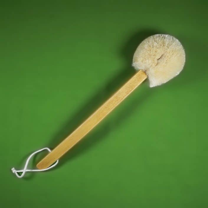 Luxury Sisal Wooden Handle Back Brush