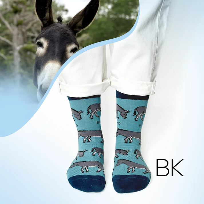 Barekind Socks Adult 4-7 Donkeys