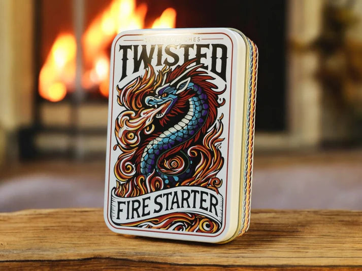 Match Tin Twisted Fire Starter