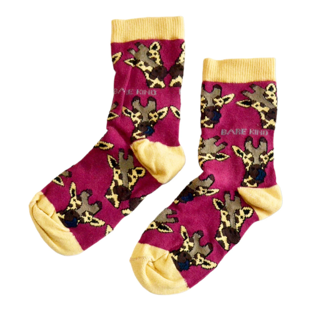 Barekind sock Kids 6-9 Giraffes