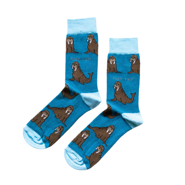 Barekind Socks Adult 4-7 Walrus