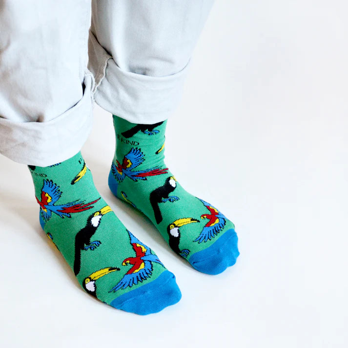 Barekind Socks Adult 4-7 Toucans