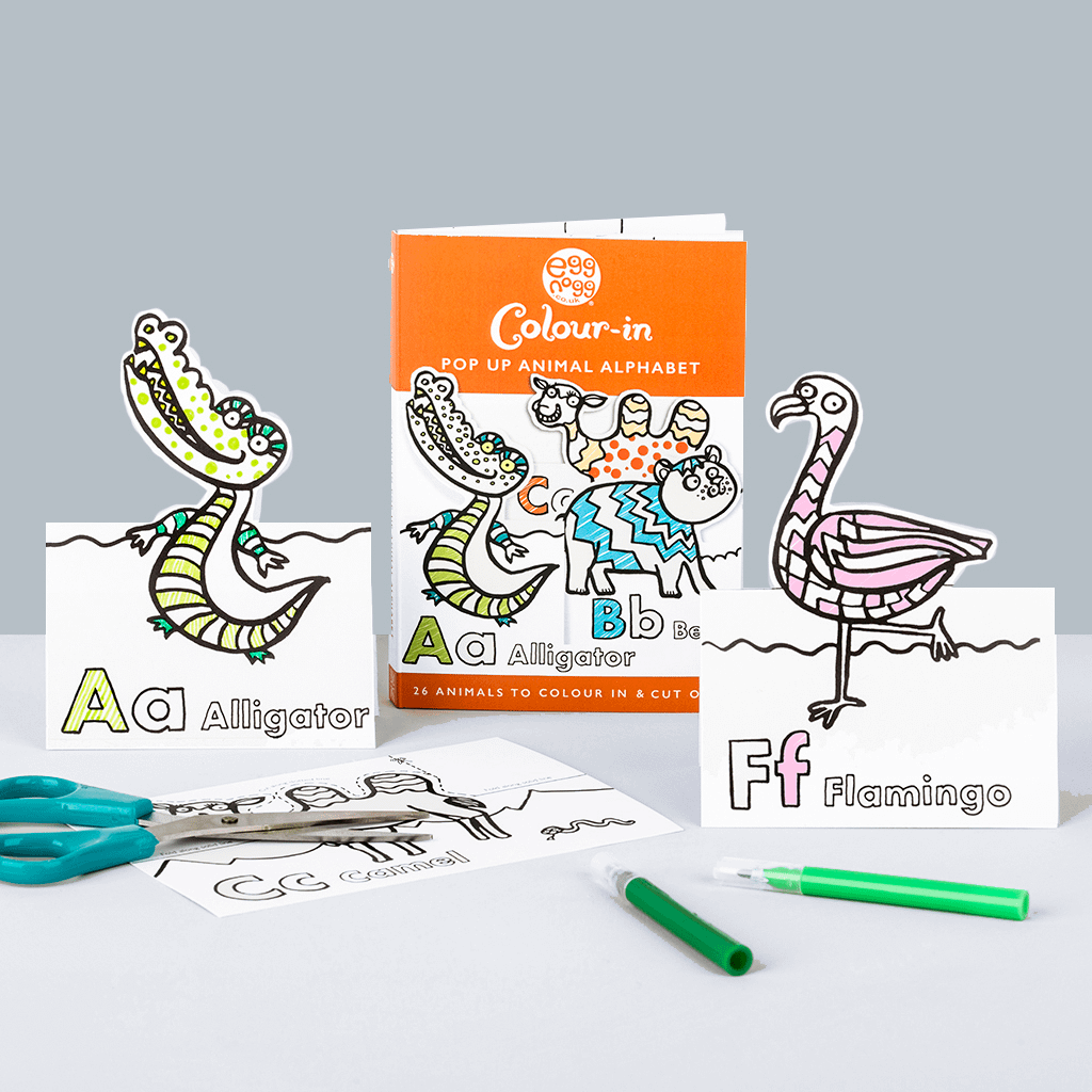 Eggnogg Pop up Animal Alphabet