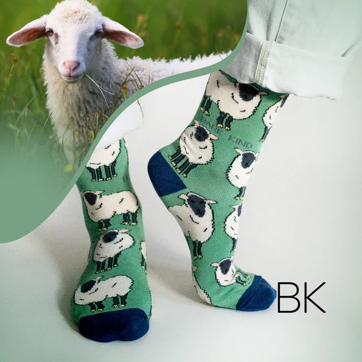 Barekind Socks Adult 4-7 Sheep