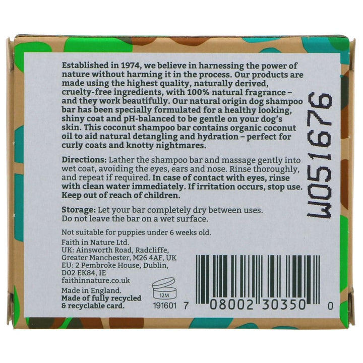 FIN Dog Shampoo Bar