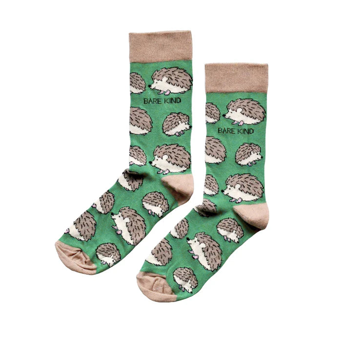 Barekind Socks Adult 4-7 Hedgehogs