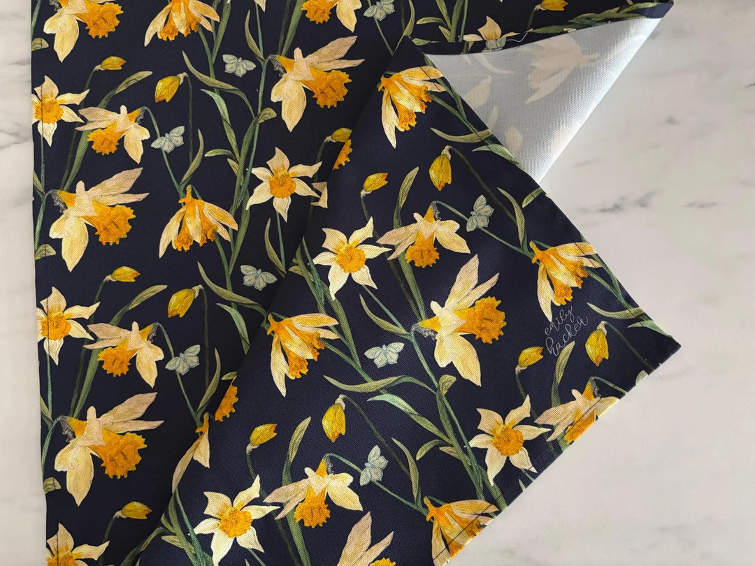 Cotton Tea Towel Wild Daffodil