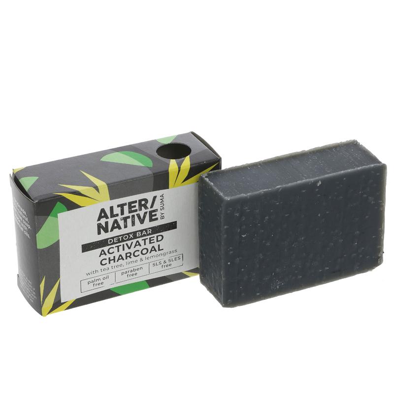 Alter/native By Suma Skincare-Detox Bar-Charcoal