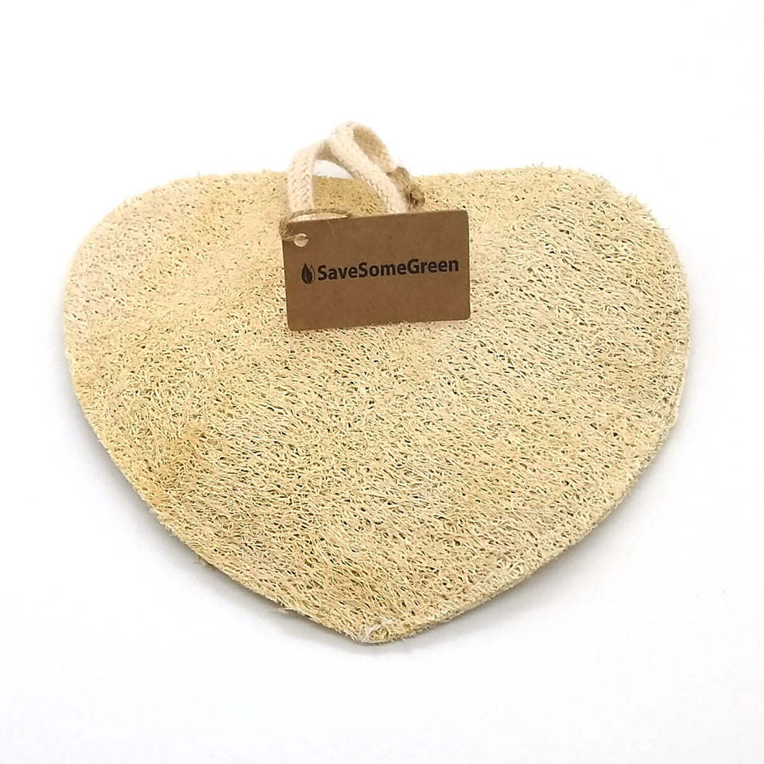 Heart Shaped Loofah Scrubby