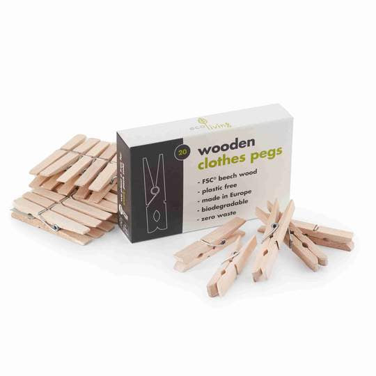 Wooden Clothes Pegs (FSC 100%)
